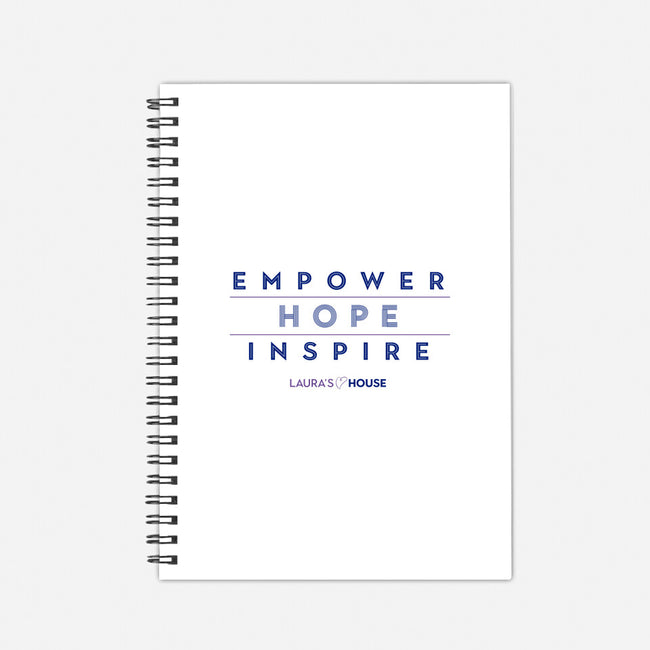 Inspiring Hope-none dot grid notebook-Laura's House