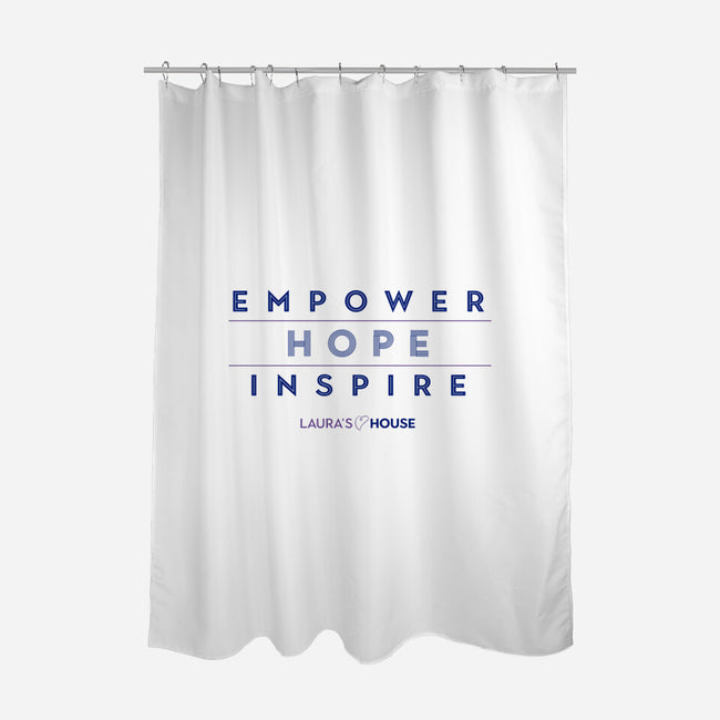Inspiring Hope-none polyester shower curtain-Laura's House