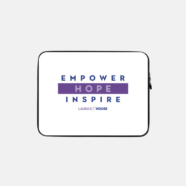 Empowering Change-none zippered laptop sleeve-Laura's House