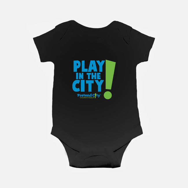 Play in the City-baby basic onesie-Pretend City