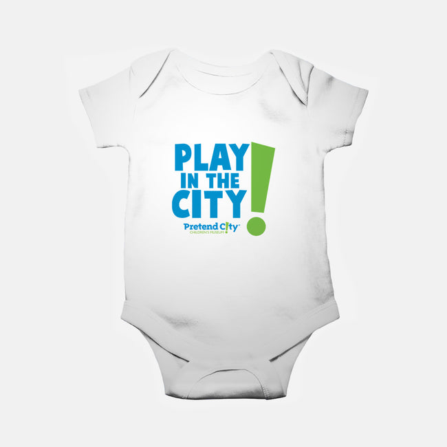 Play in the City-baby basic onesie-Pretend City