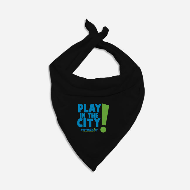 Play in the City-dog bandana pet collar-Pretend City