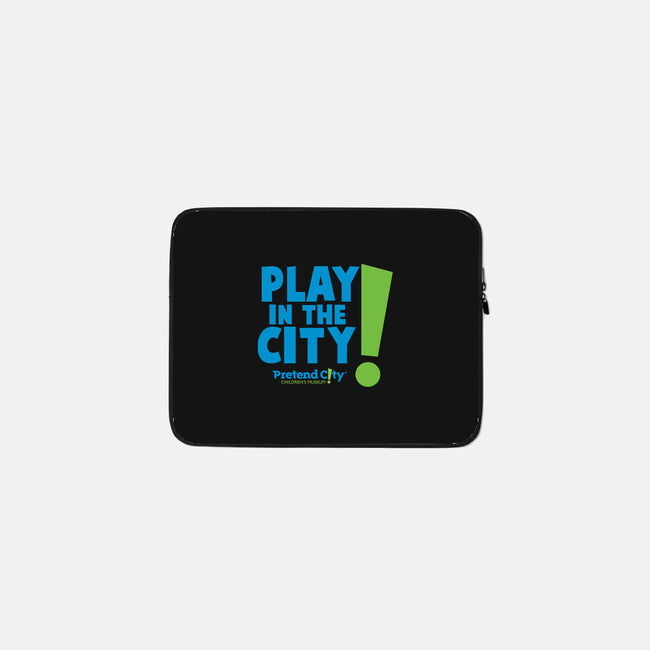 Play in the City-none zippered laptop sleeve-Pretend City