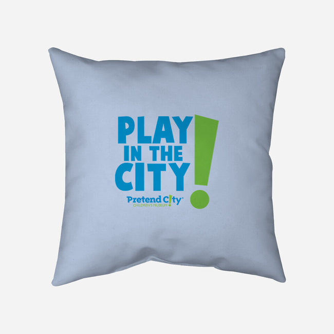 Play in the City-none removable cover w insert throw pillow-Pretend City