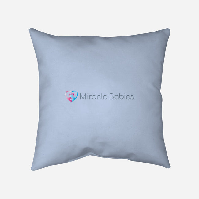 Miracle Babies-none non-removable cover w insert throw pillow-Miracle Babies