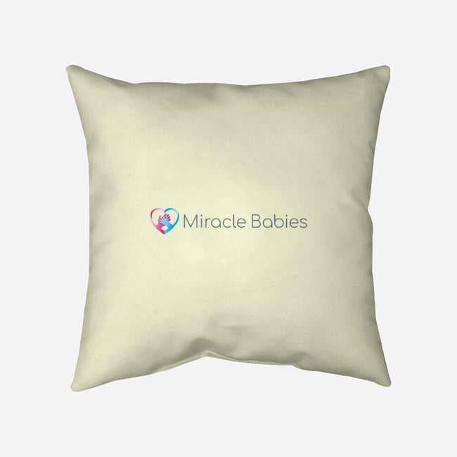 Miracle Babies-none non-removable cover w insert throw pillow-Miracle Babies