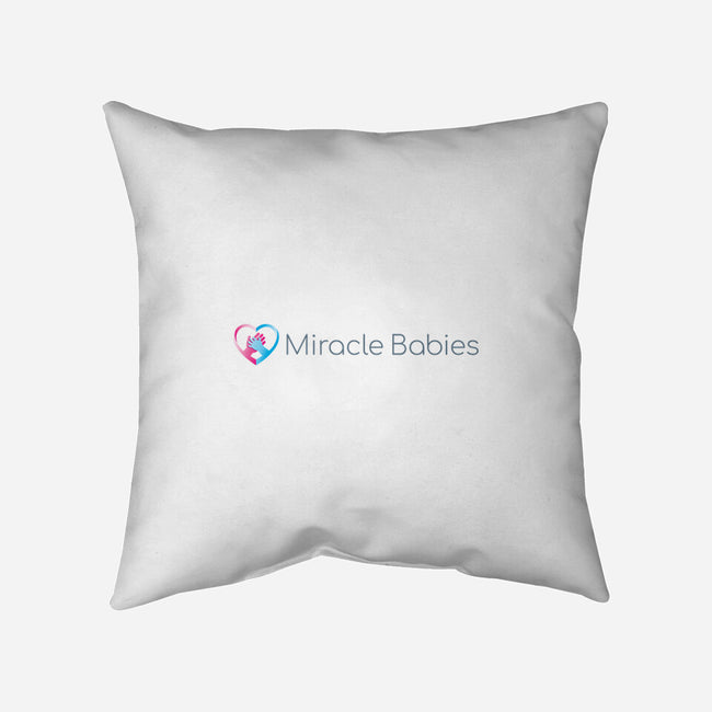 Miracle Babies-none non-removable cover w insert throw pillow-Miracle Babies