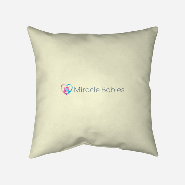 Miracle Babies-none removable cover throw pillow-Miracle Babies