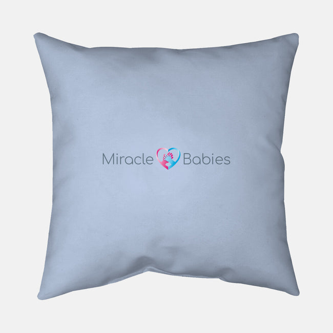 Miracle Babies Classic-none non-removable cover w insert throw pillow-Miracle Babies