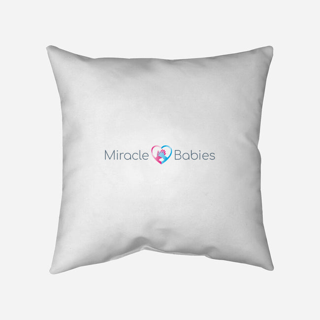Miracle Babies Classic-none removable cover throw pillow-Miracle Babies