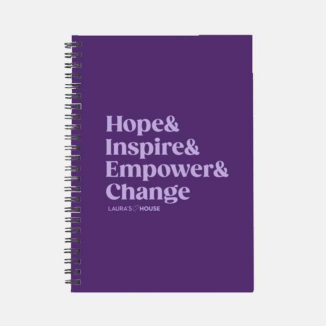 Inspire-none dot grid notebook-Laura's House
