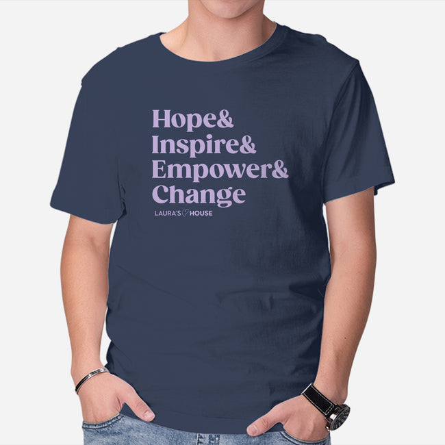 Inspire-mens basic tee-Laura's House