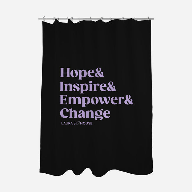 Inspire-none polyester shower curtain-Laura's House