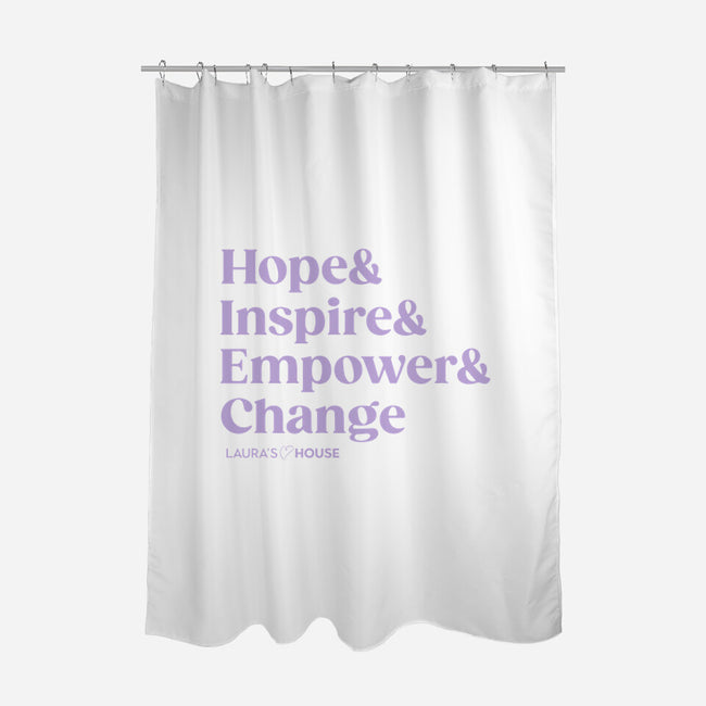 Inspire-none polyester shower curtain-Laura's House
