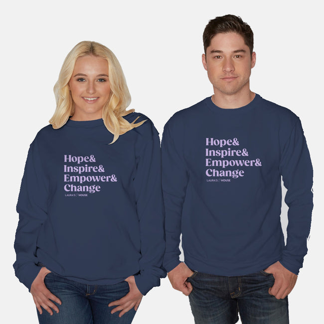 Inspire-unisex crew neck sweatshirt-Laura's House