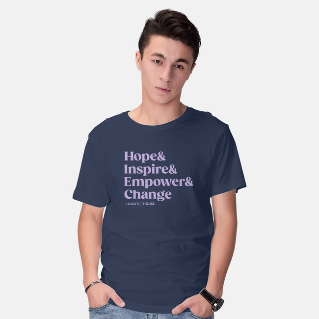 Inspire-mens basic tee-Laura's House