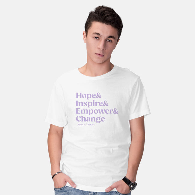 Inspire-mens basic tee-Laura's House