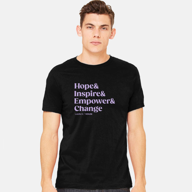 Inspire-mens heavyweight tee-Laura's House