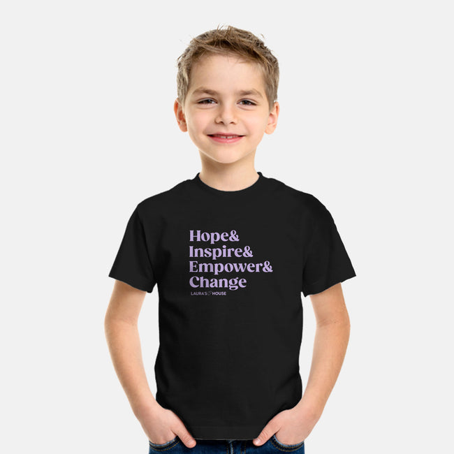 Inspire-youth basic tee-Laura's House