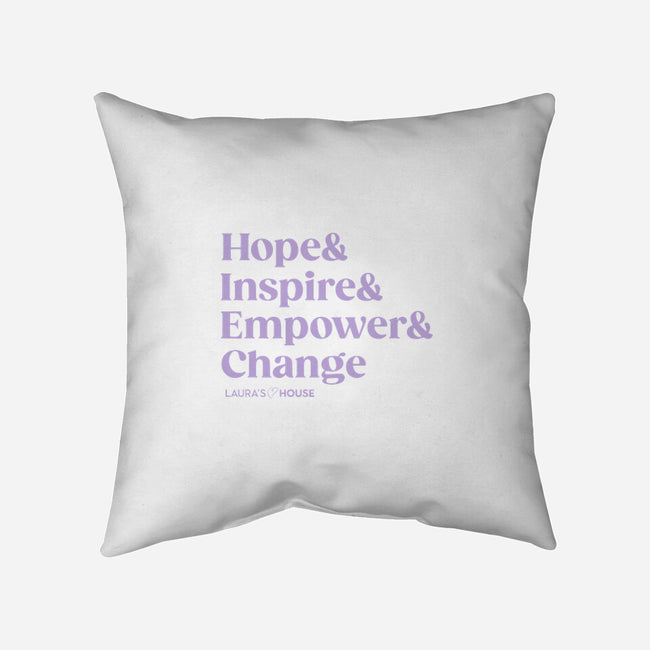 Inspire-none non-removable cover w insert throw pillow-Laura's House