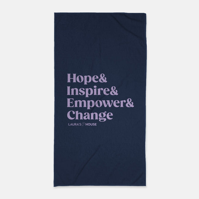 Inspire-none beach towel-Laura's House