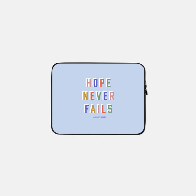 Hope In Action-none zippered laptop sleeve-Laura's House