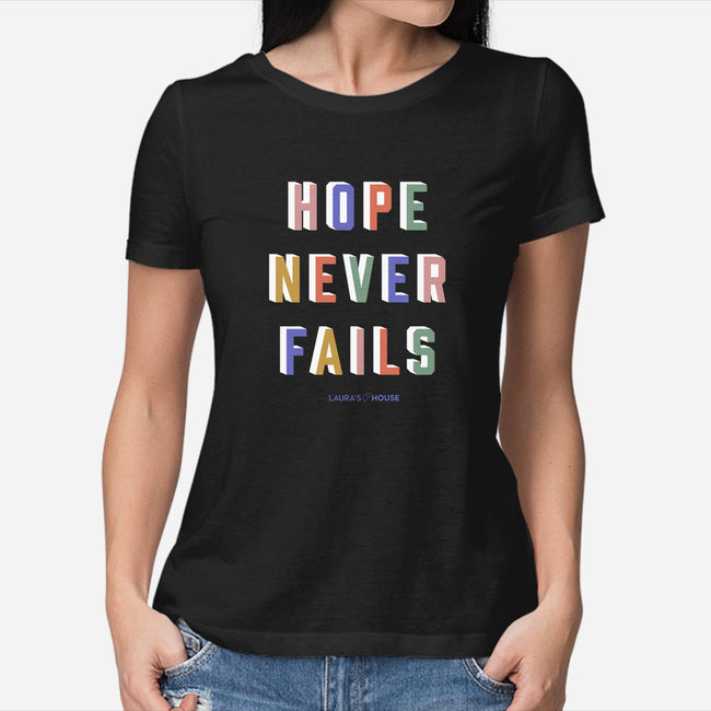 Hope In Action-womens basic tee-Laura's House