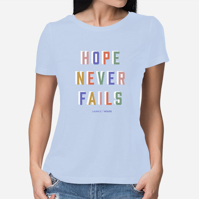 Hope In Action-womens basic tee-Laura's House