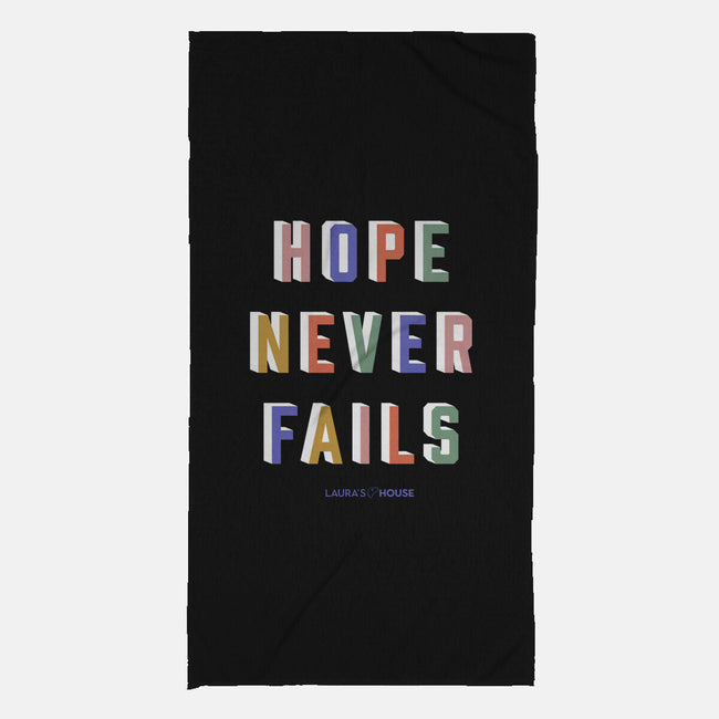 Hope In Action-none beach towel-Laura's House