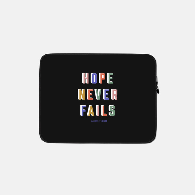 Hope In Action-none zippered laptop sleeve-Laura's House