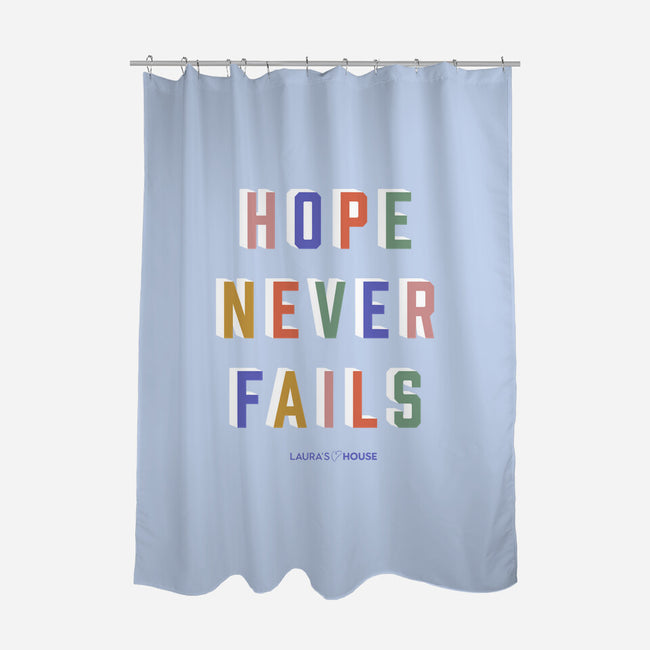 Hope In Action-none polyester shower curtain-Laura's House