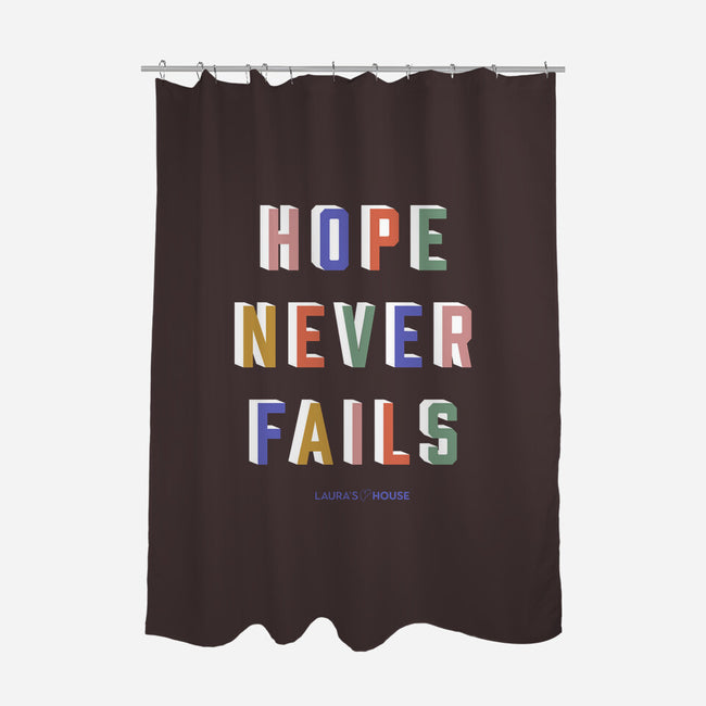Hope In Action-none polyester shower curtain-Laura's House
