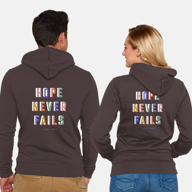 Hope In Action-unisex zip-up sweatshirt-Laura's House