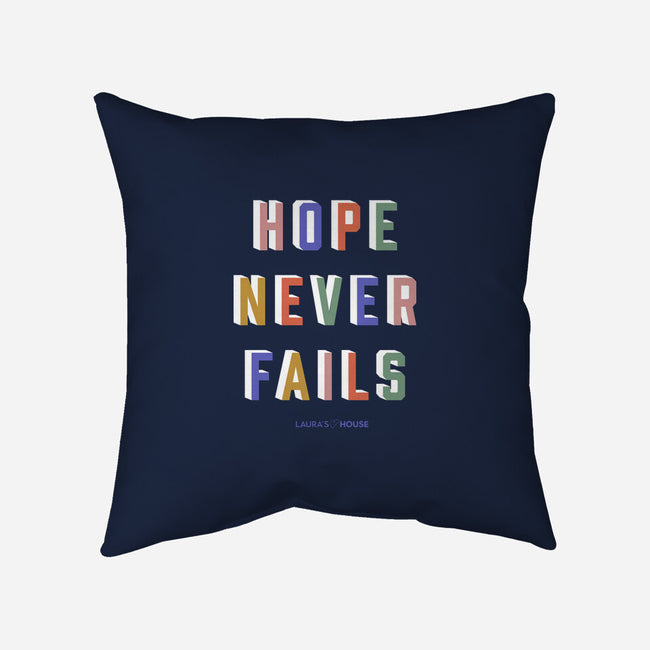 Hope In Action-none removable cover throw pillow-Laura's House