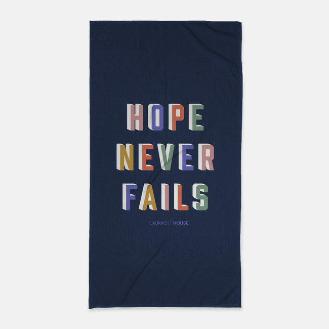 Hope In Action-none beach towel-Laura's House