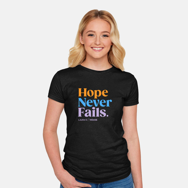 Hope-womens fitted tee-Laura's House