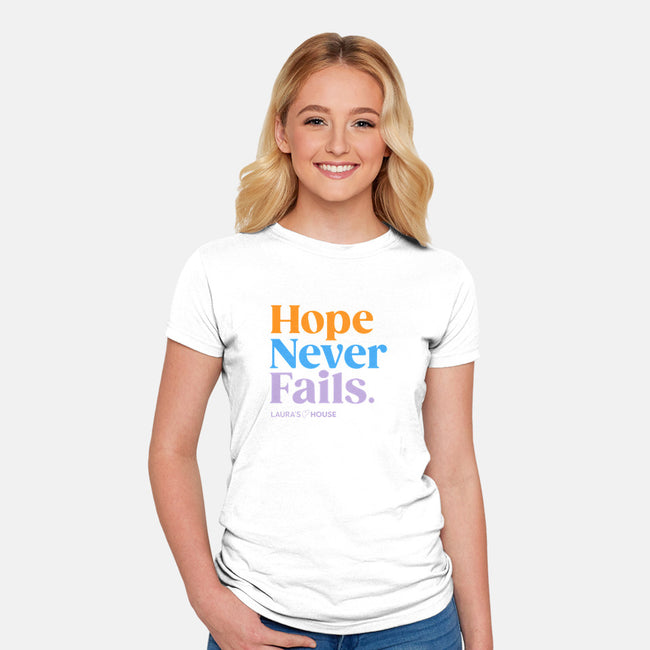 Hope-womens fitted tee-Laura's House