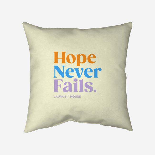 Hope-none removable cover w insert throw pillow-Laura's House