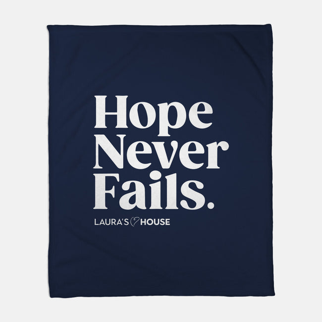 Never Fails-none fleece blanket-Laura's House