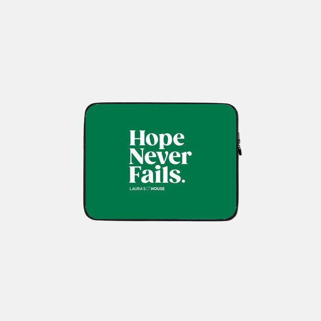 Never Fails-none zippered laptop sleeve-Laura's House