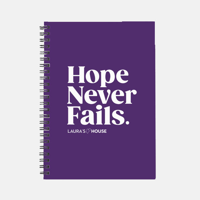 Never Fails-none dot grid notebook-Laura's House