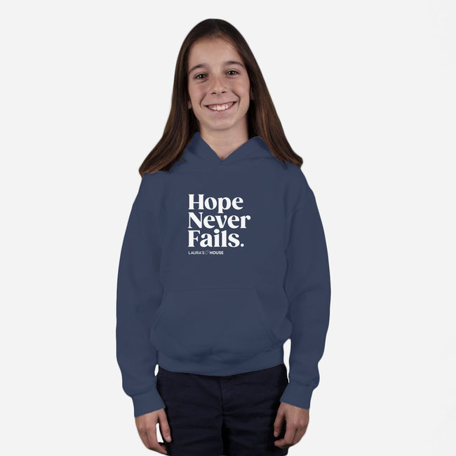 Never Fails-youth pullover sweatshirt-Laura's House