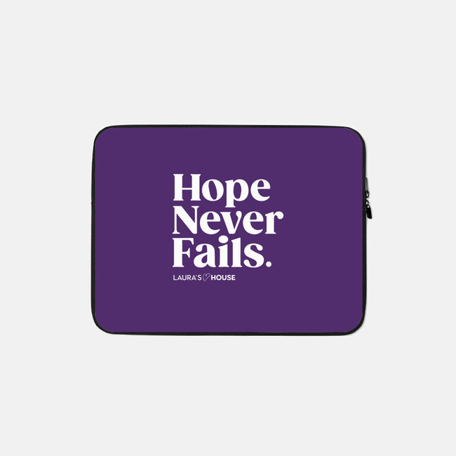 Never Fails-none zippered laptop sleeve-Laura's House