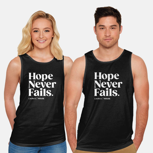 Never Fails-unisex basic tank-Laura's House