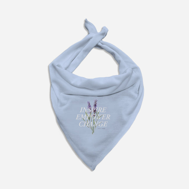 Lavender-cat bandana pet collar-Laura's House
