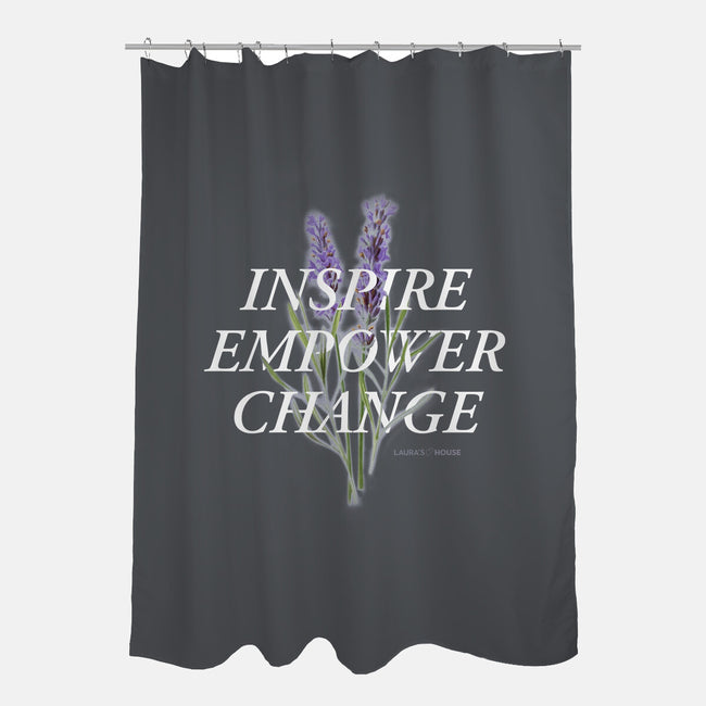 Lavender-none polyester shower curtain-Laura's House