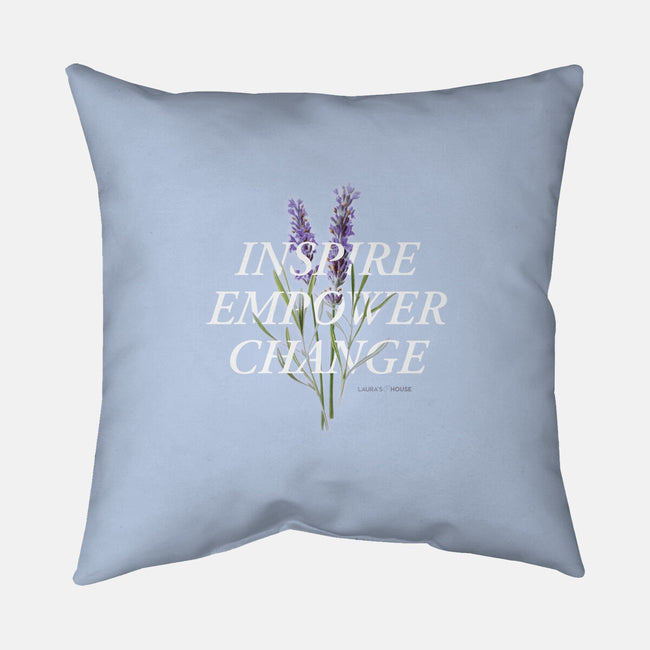 Lavender-none non-removable cover w insert throw pillow-Laura's House