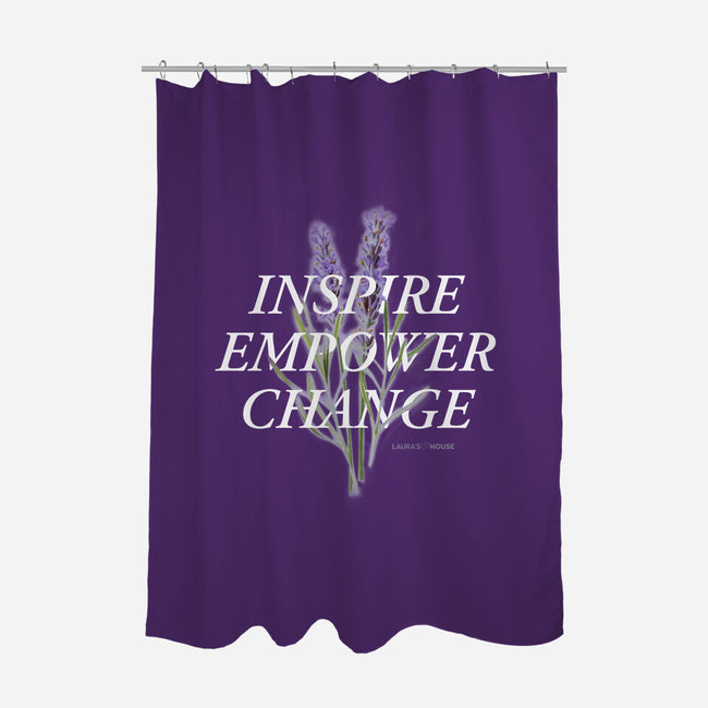 Lavender-none polyester shower curtain-Laura's House