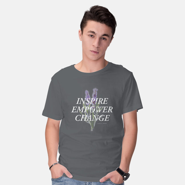 Lavender-mens basic tee-Laura's House