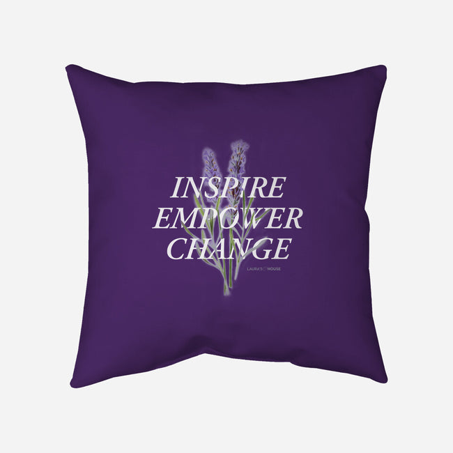 Lavender-none non-removable cover w insert throw pillow-Laura's House